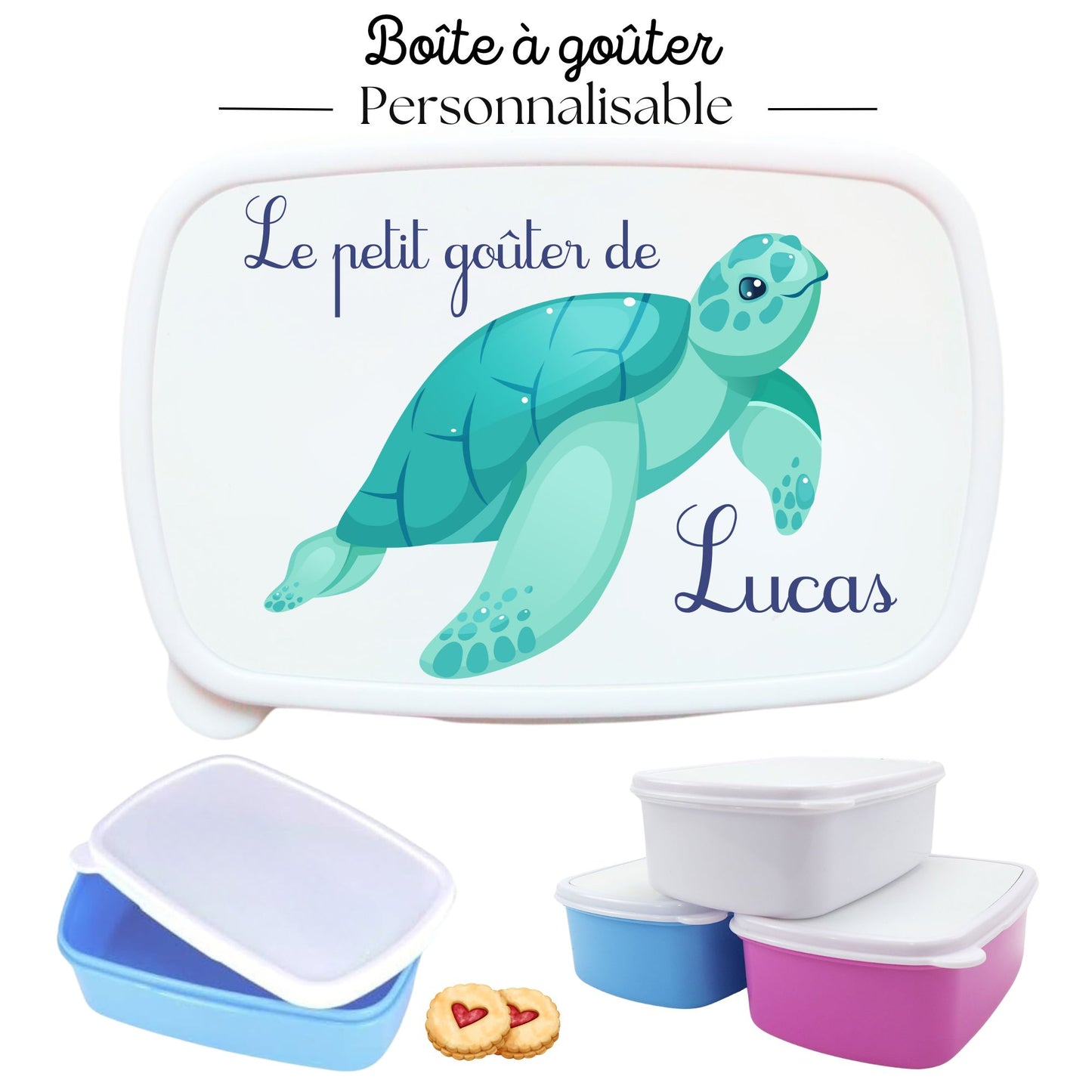 boite a gouter personnalisee enfant tortue de mer prenom
