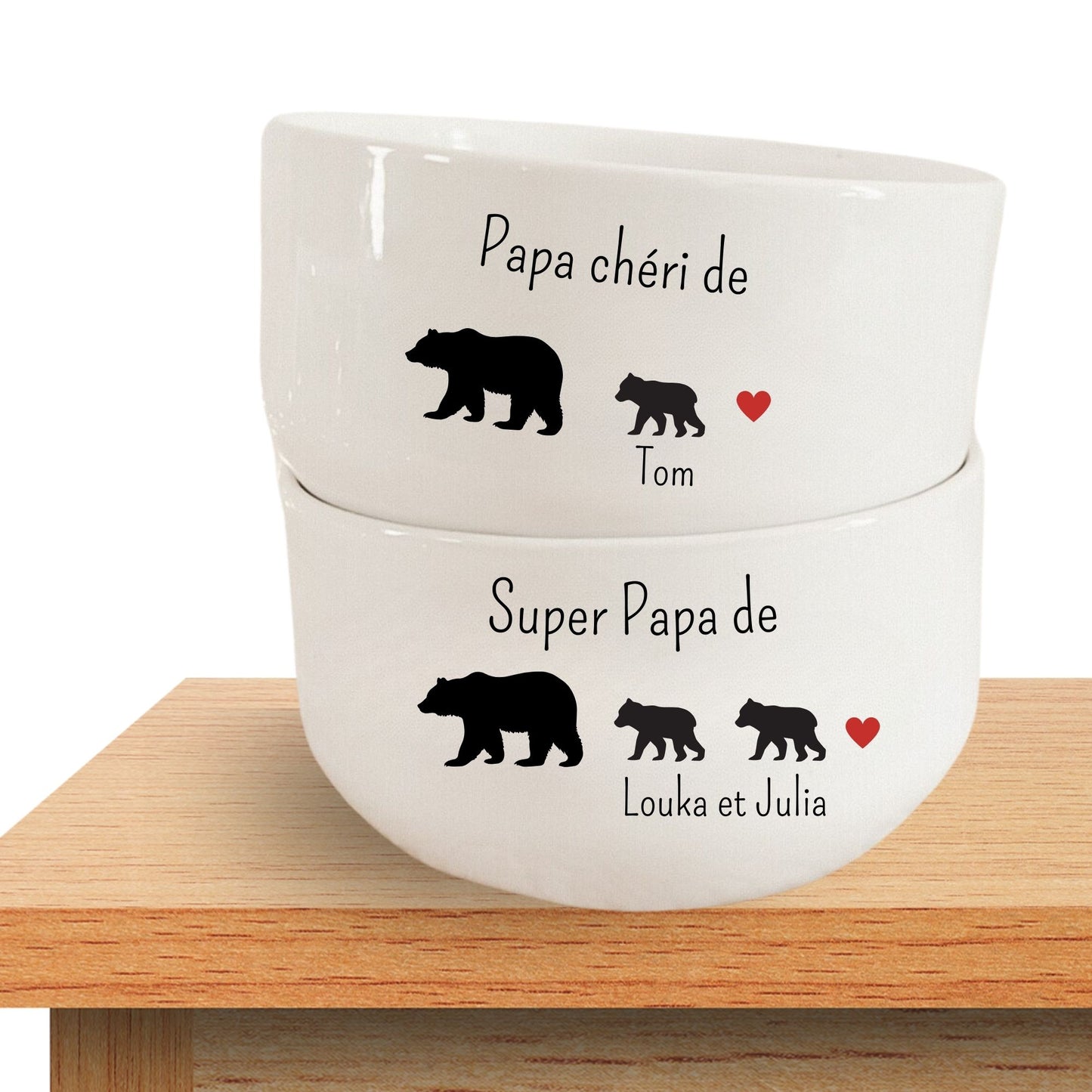 bol personnalise super papa prenom enfant