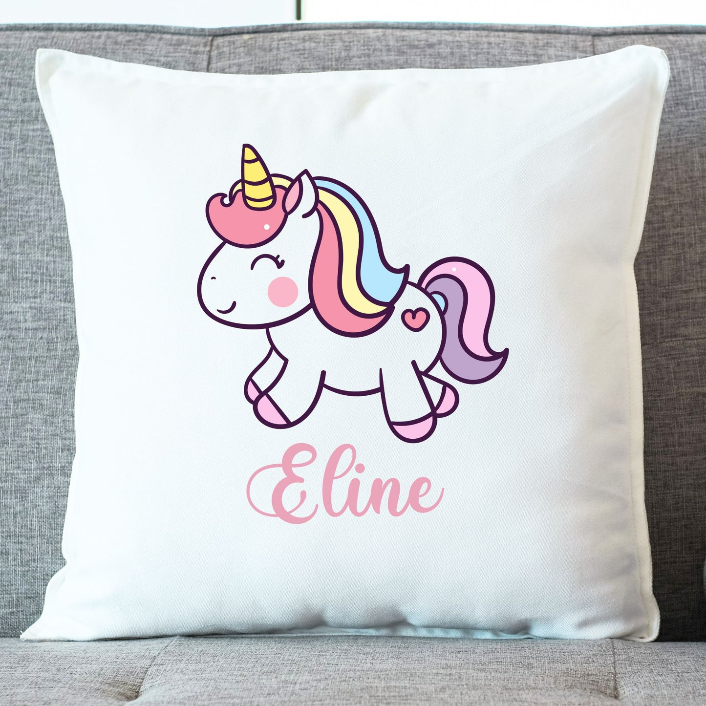 coussin licorne kawai