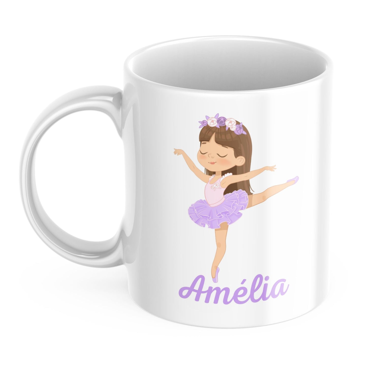 mug danseuse etoile enfant prenom tasse