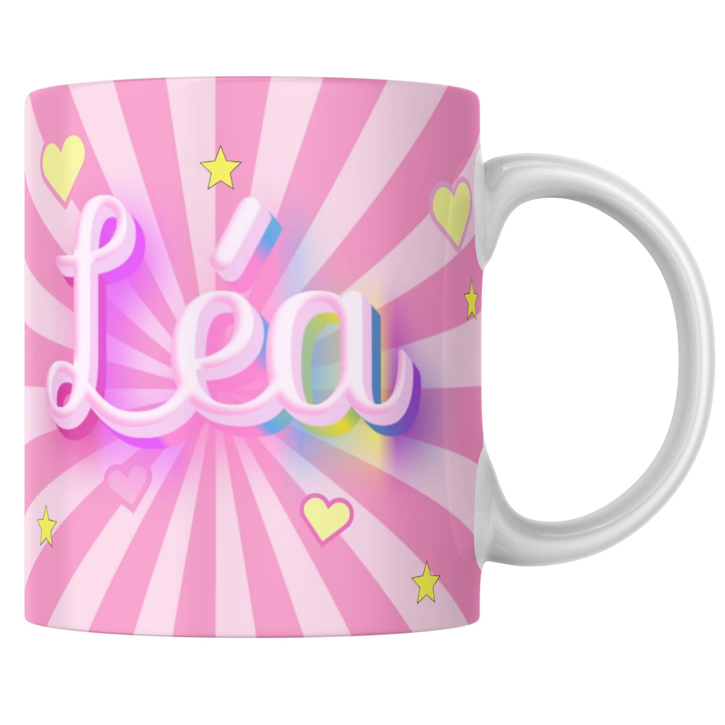 mug enfant prenom 3d rainbow