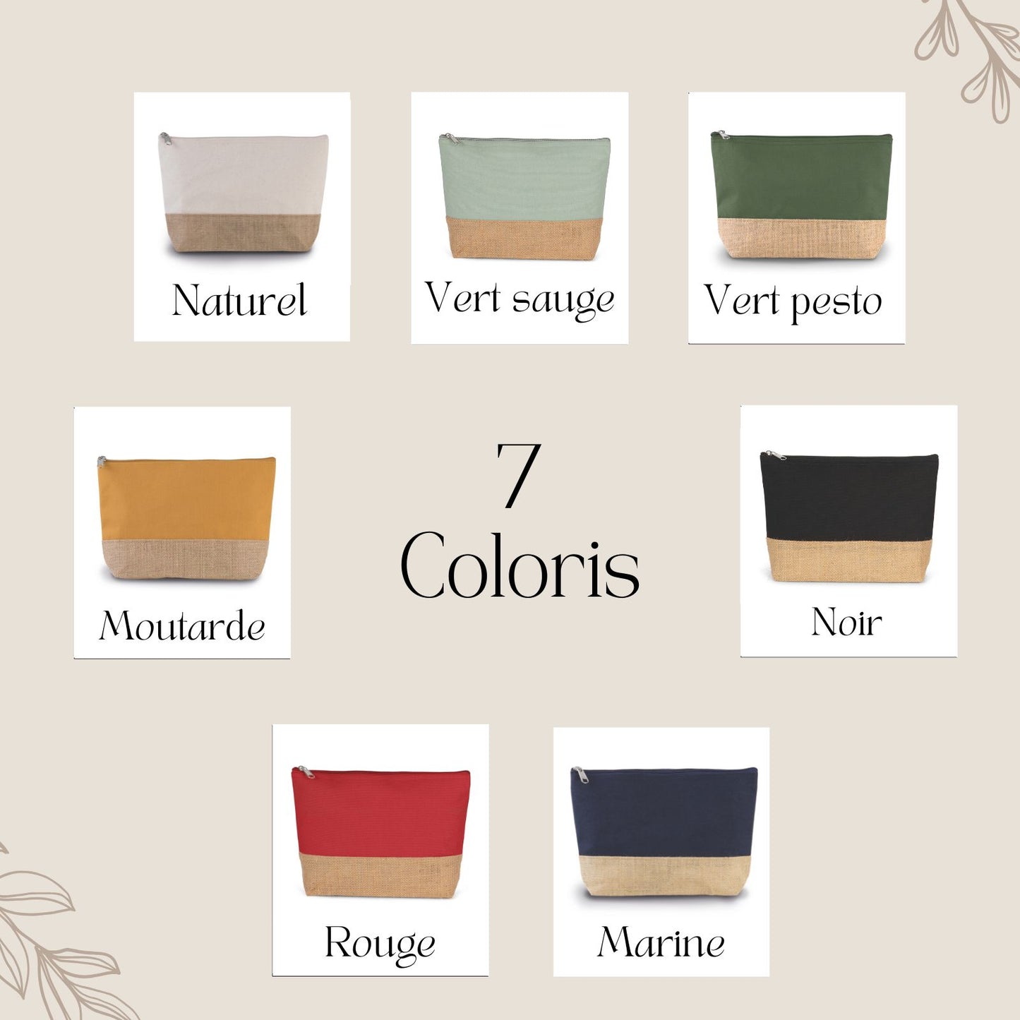 pochette cosmetique personnalisee