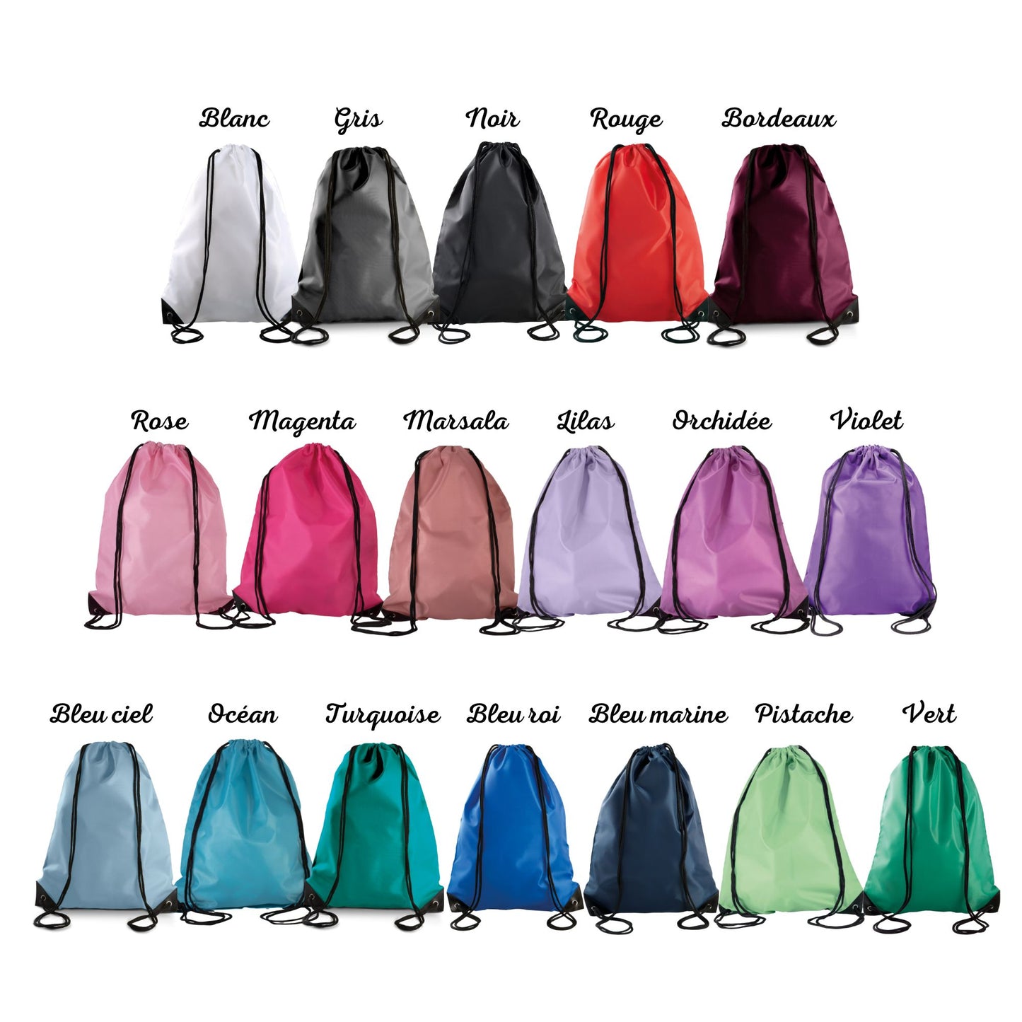 sac sport personnalisé danse enfant