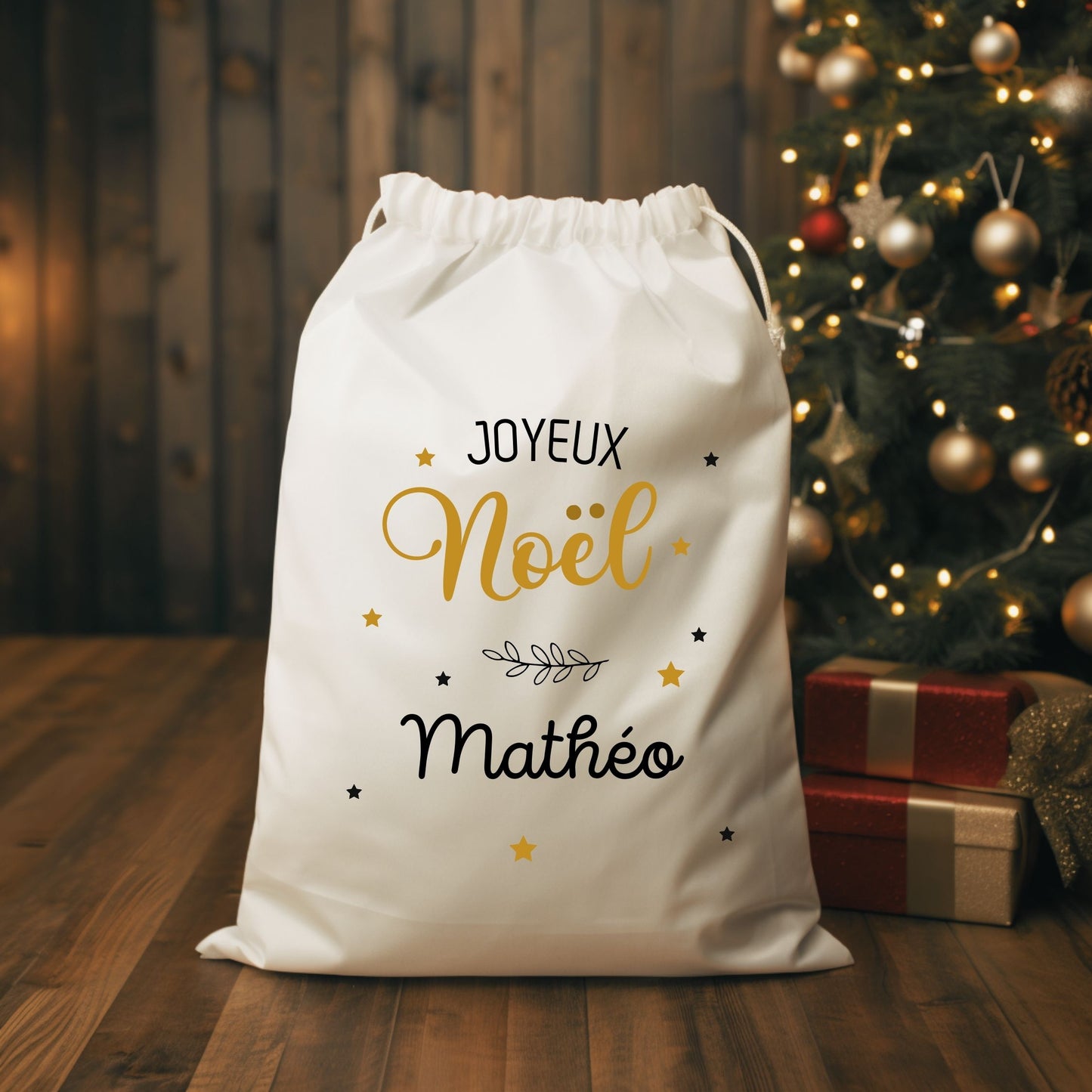 sac noel personnalisee prenom