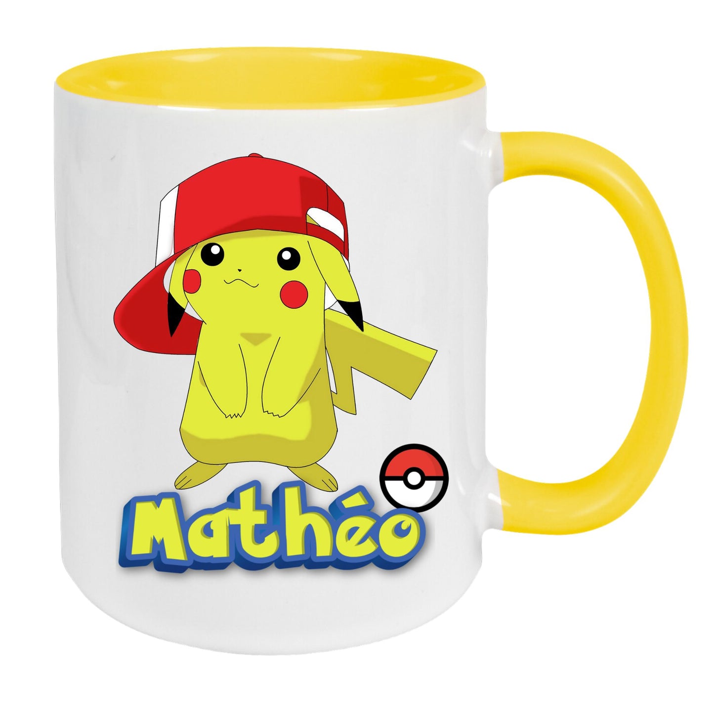 tasse pikachu prenom personnalisable