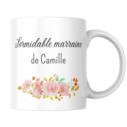 tasse personnalisee marraine