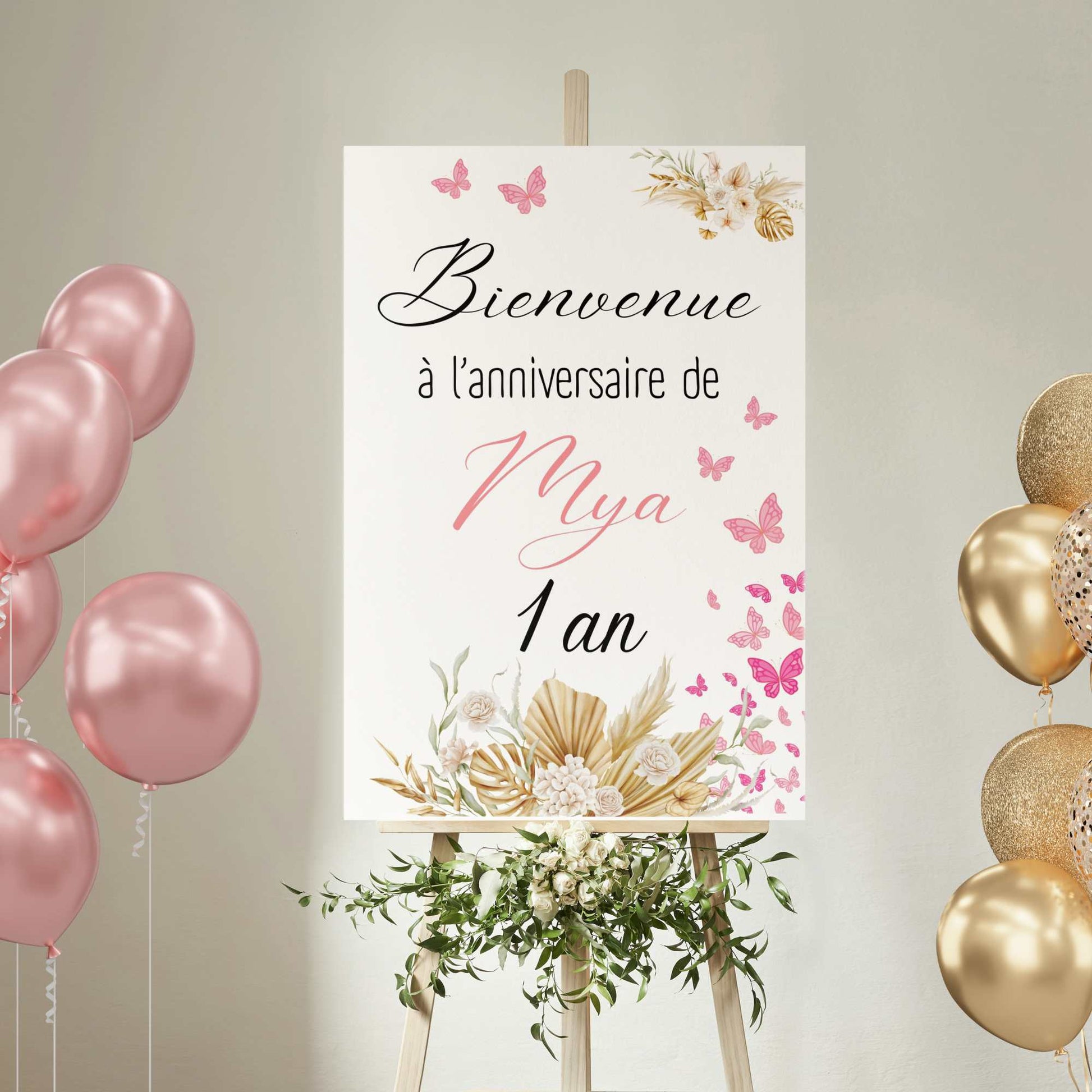 affiche anniversaire prenom age