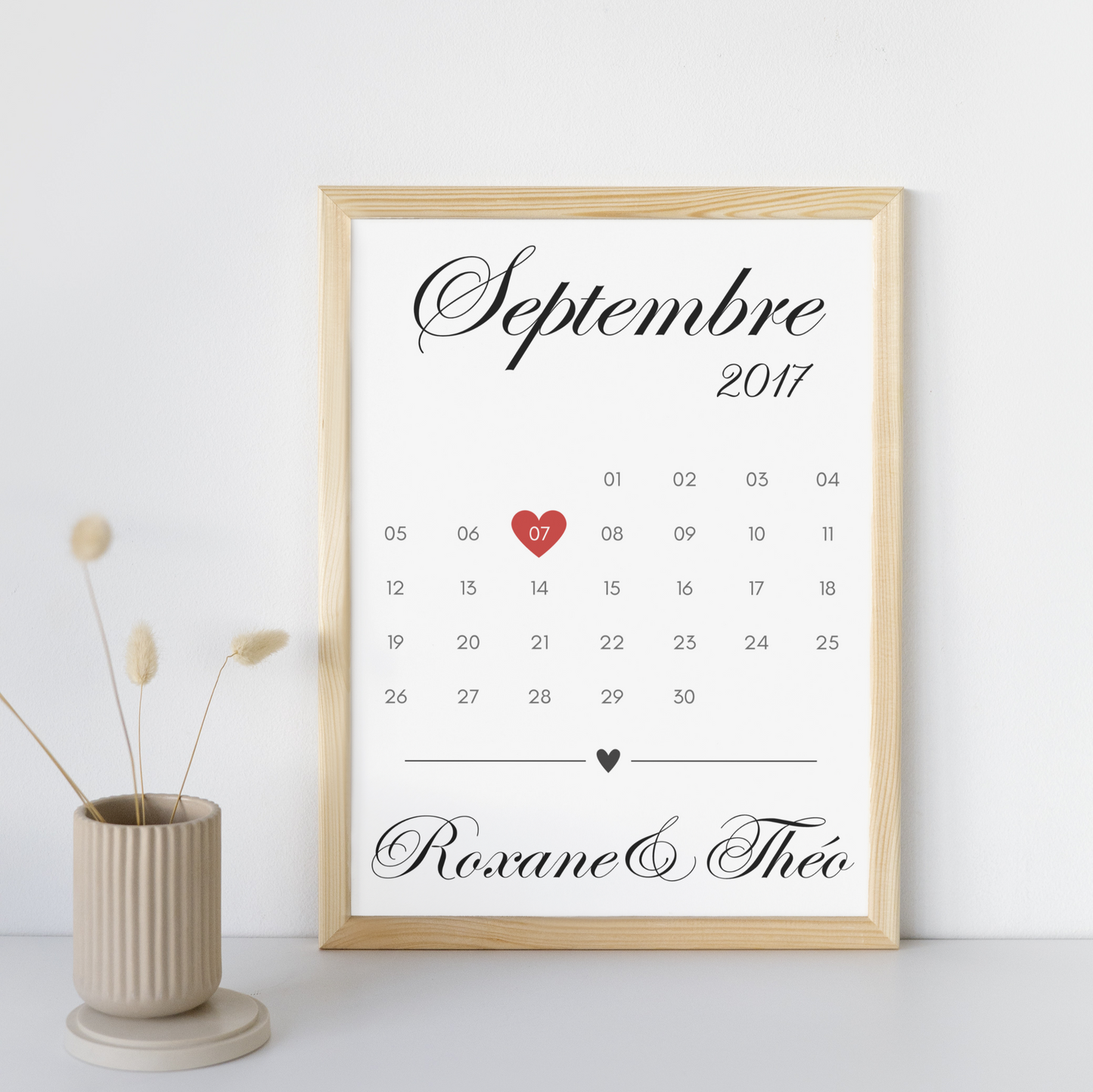 affiche decoration date rencontre love couple cadeau mariés