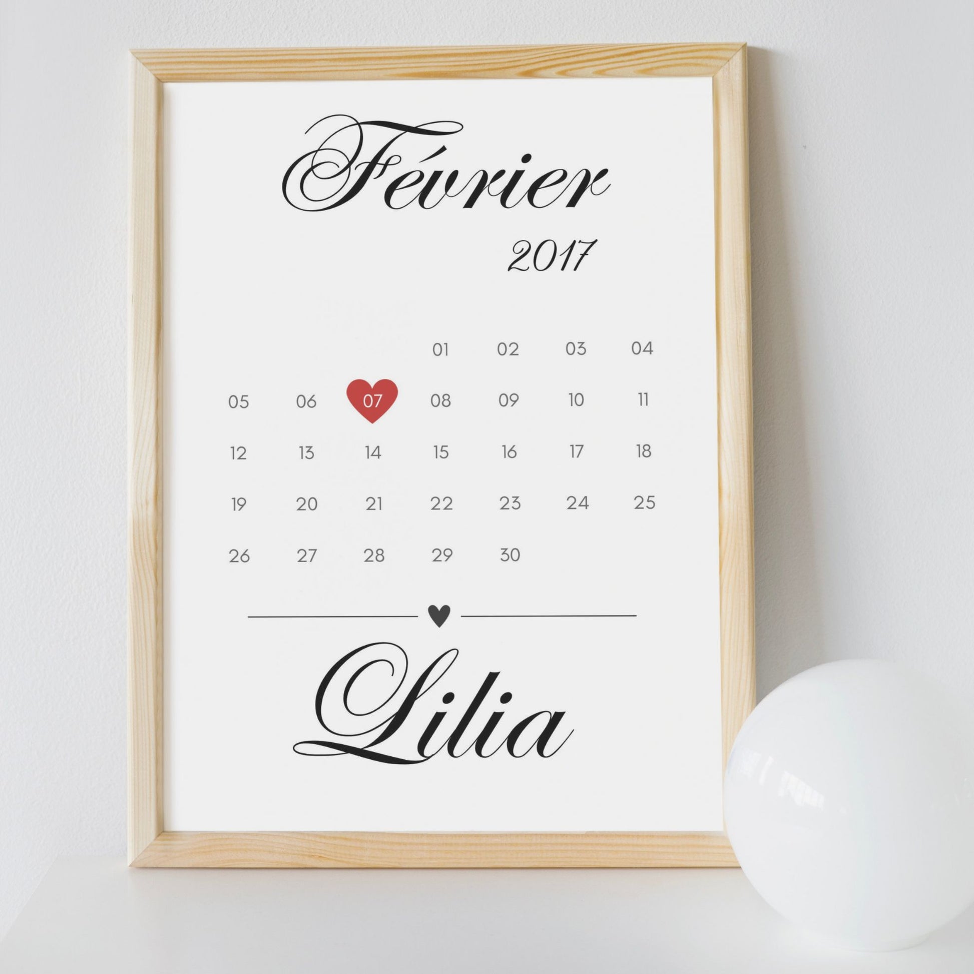 affiche date naissance bebe avec prenom decoration enfant