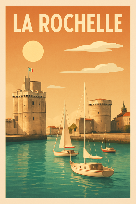 affiche la rochelle poster ville 