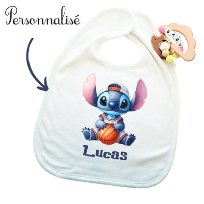 bavoir stitch personnalisé bébé
basket