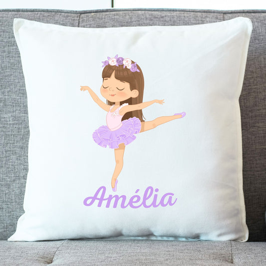 coussin enfant danseuse etoile prenom