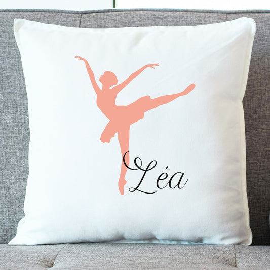 coussin enfant personnalisé danseuse prenom