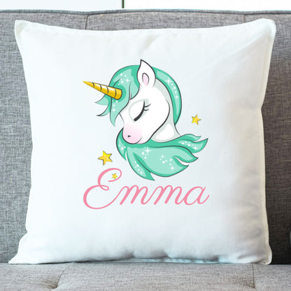 coussin enfant licorne prenom