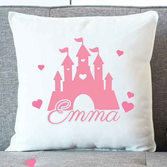 coussin enfant personnalise princesse chateau