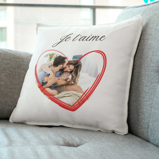 coussin photo personnalisé