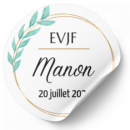 etiquettes personnalisees autocollantes evjf mariage anniversaire