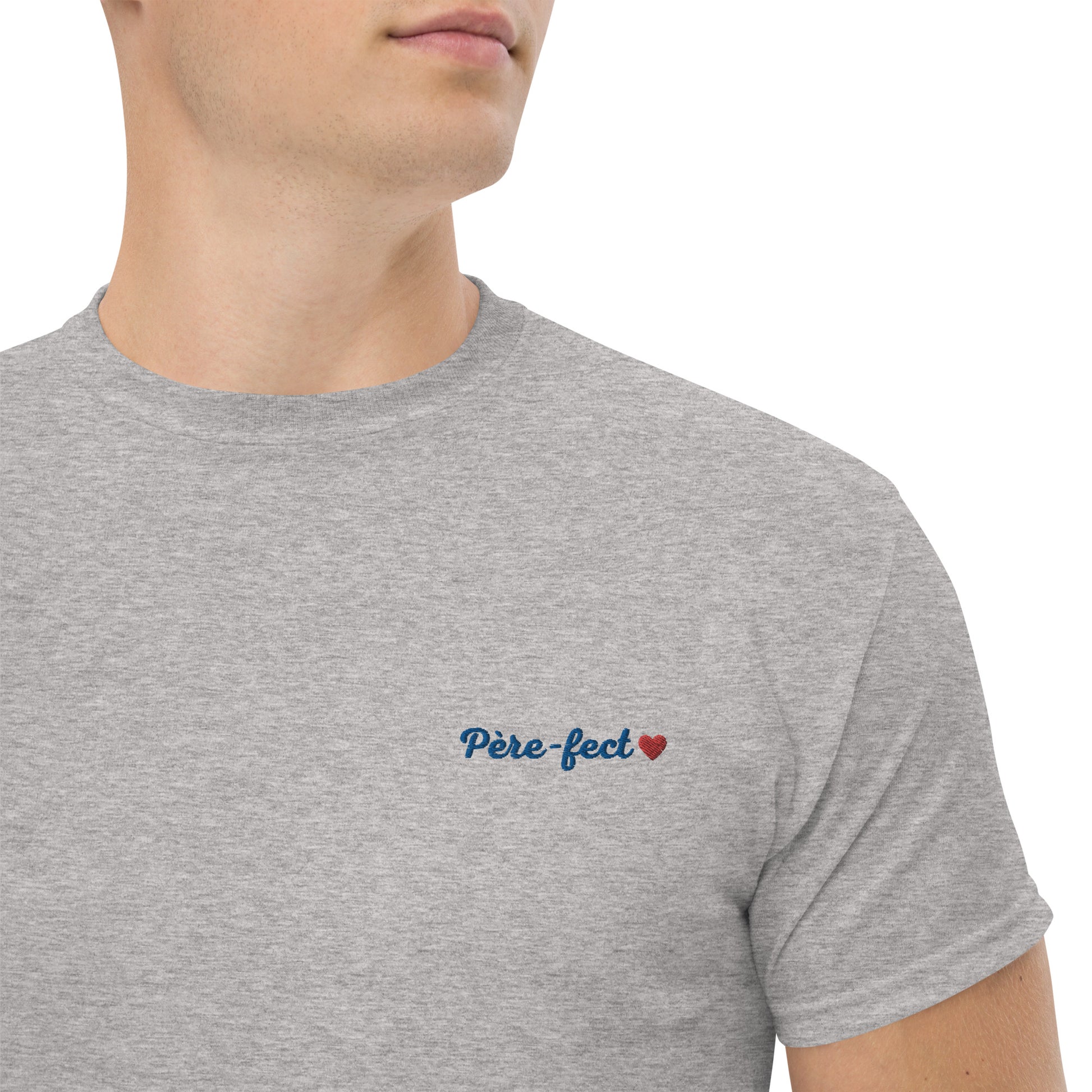 tee shirt homme pere-fect brodé personnalisé cadeau papa