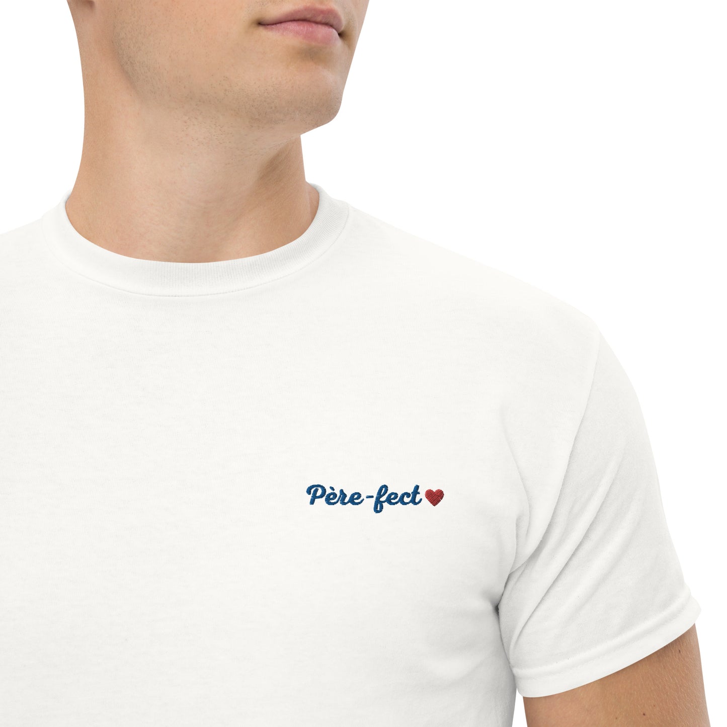 tee shirt cadeau pere broderie