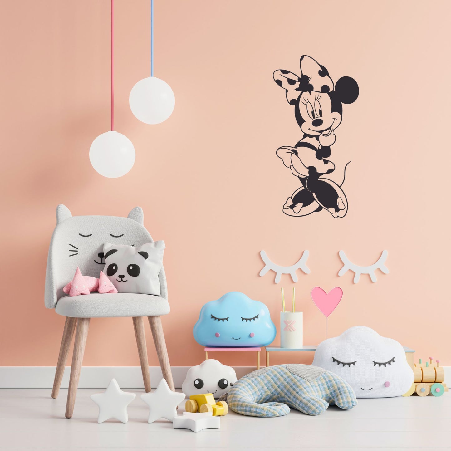 sticker minnie chambre enfant et bébé