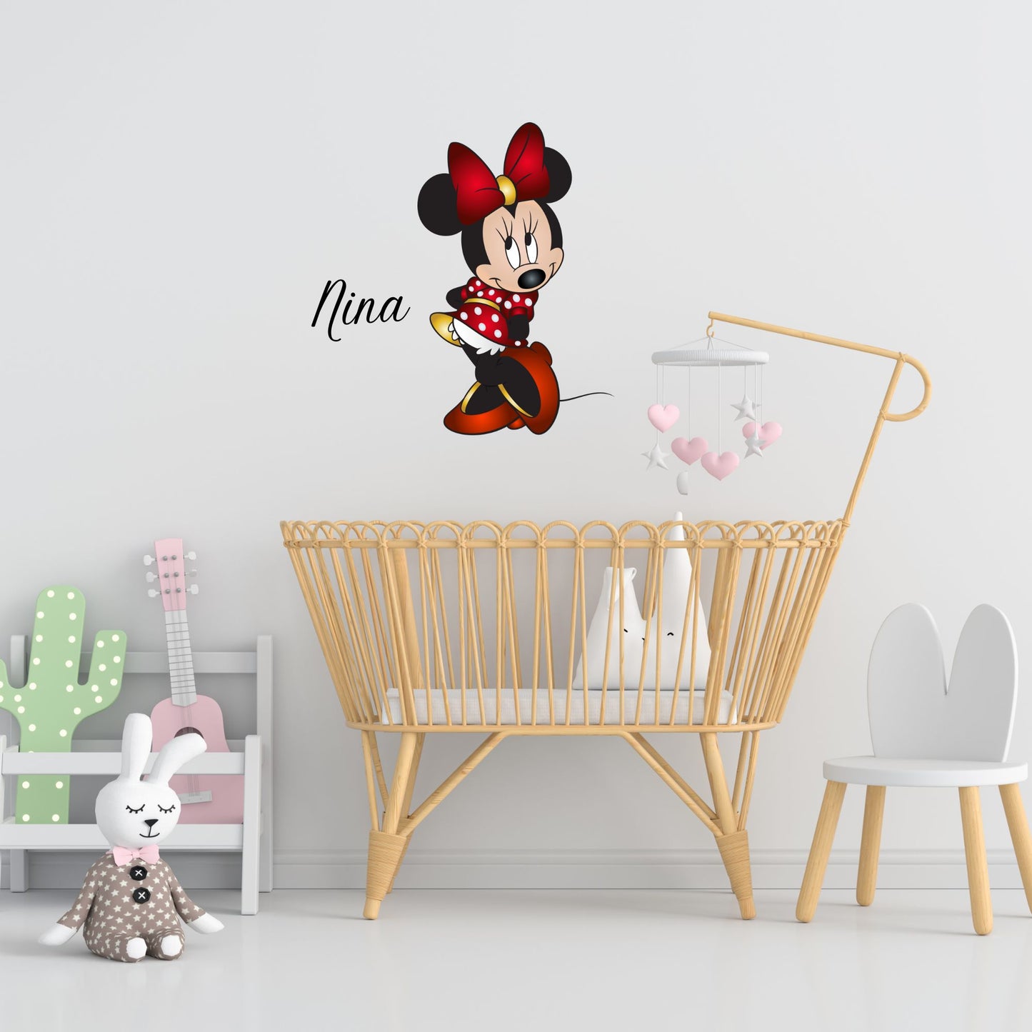 sticker minnie disney avec prénom