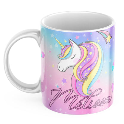 mug licorne personnalisé prenom