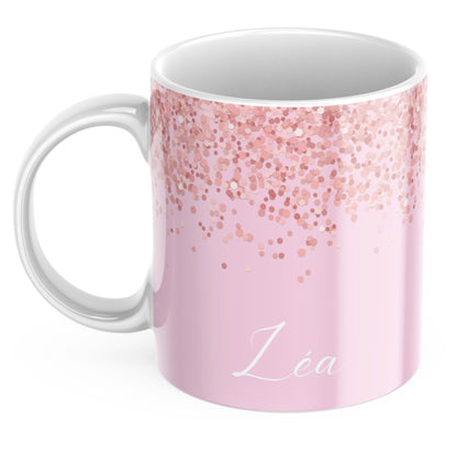 mug paillete personnalise tasse prenom