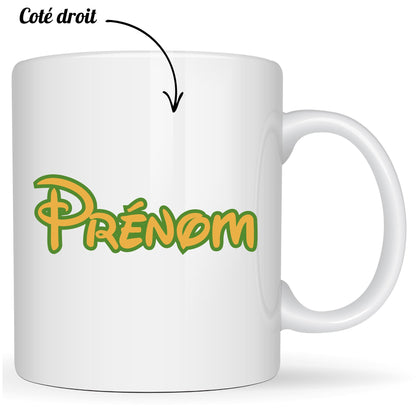 tasse roi lion personnalisable prenom