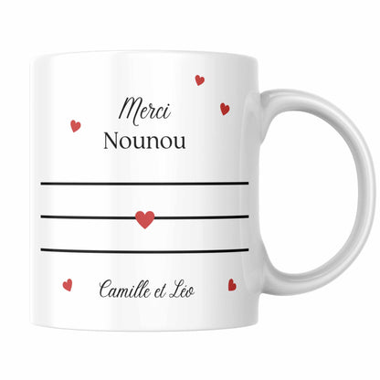 mug nounou cadeau 