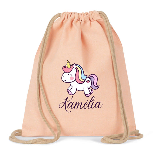 sac maternelle licorne prenom