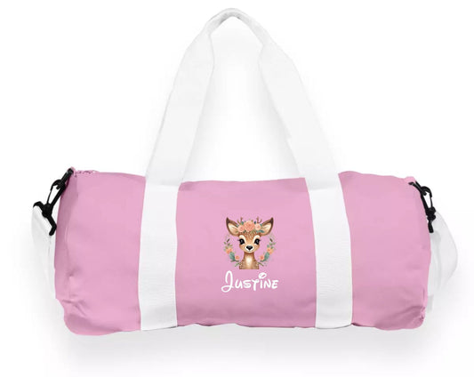 sac voyage personnalise prenom enfant biche