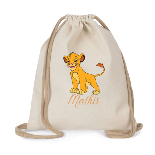 sac maternelle roi lion prenom