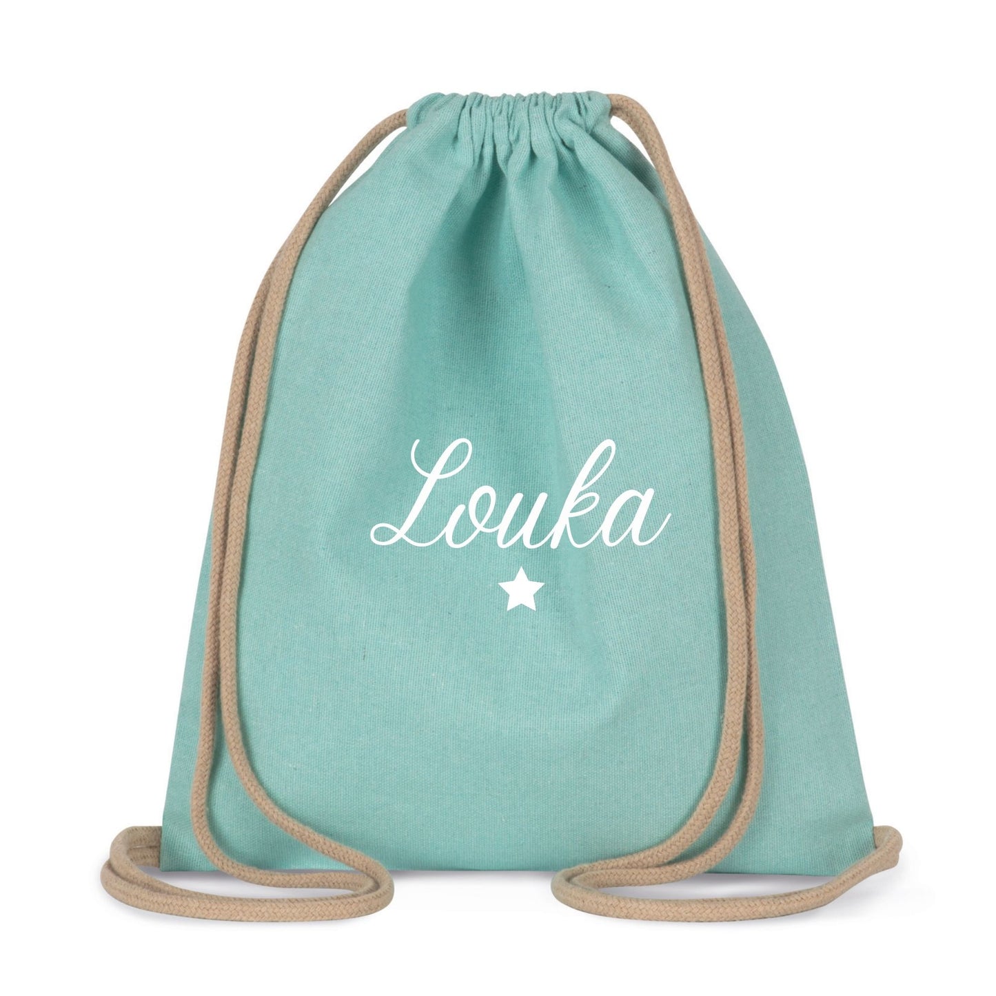 sac enfant bleu personnalise