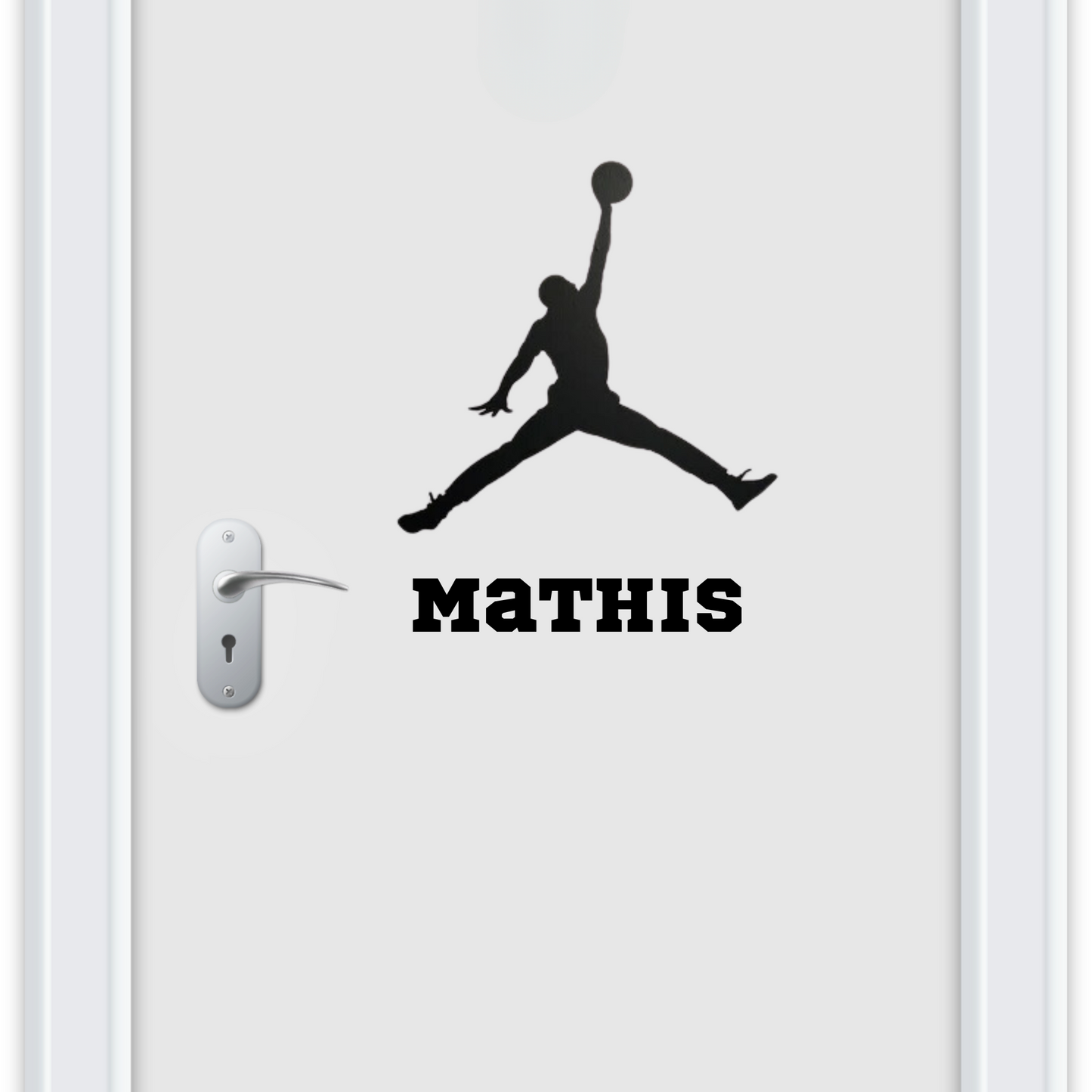 sticker michael jordan porte prénom