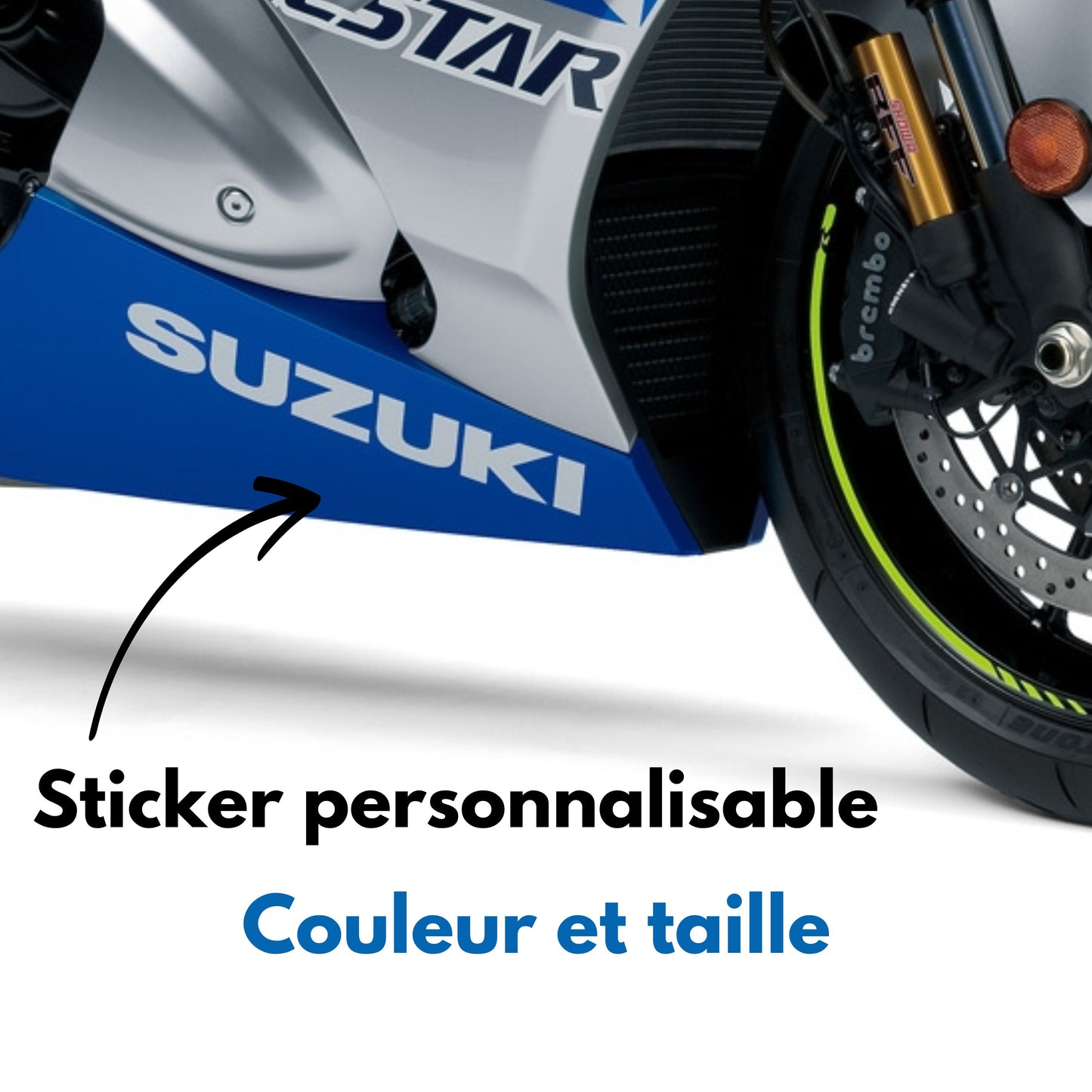 sticker suzuki autocollant moto personnalise