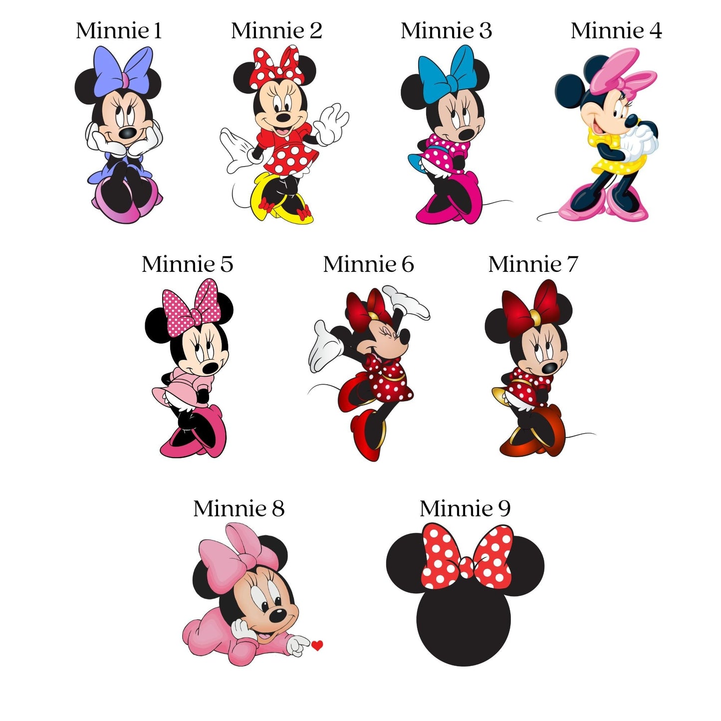 vaisselle minnie personnalisé prénom